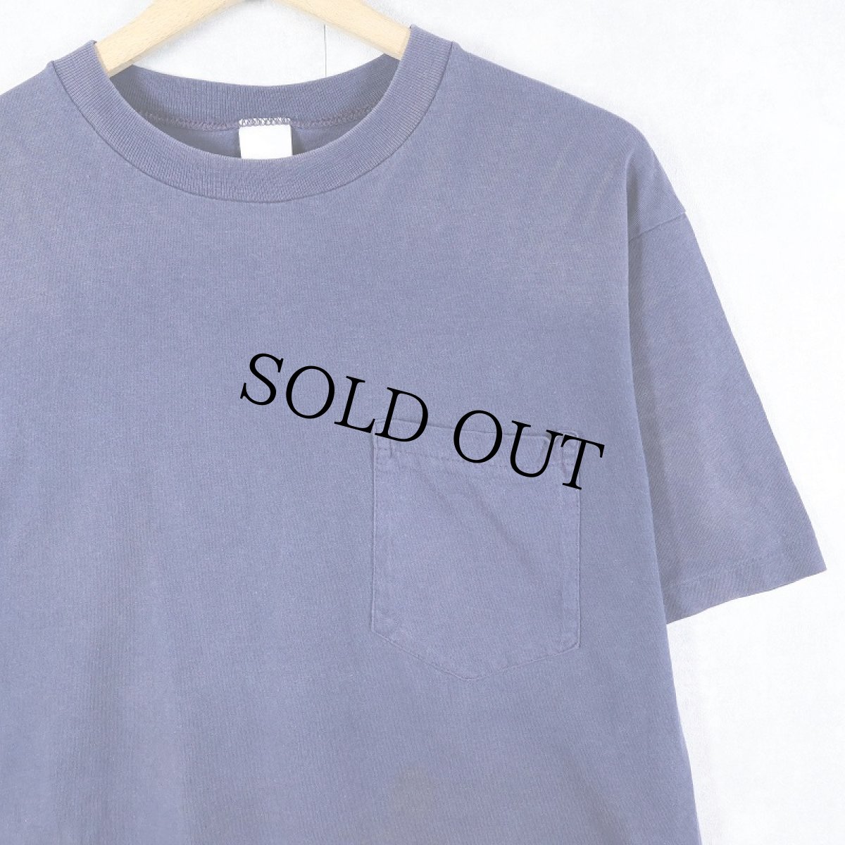画像1: 90's JCPenney 無地 ポケットTシャツ NAVY XL (1)