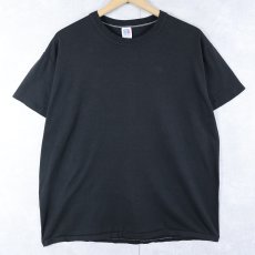 画像1: 80's RUSSELL ATHLETIC USA製 無地Tシャツ BLACK L (1)