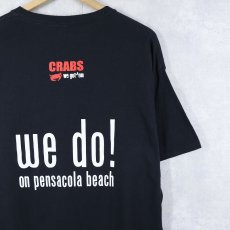 画像2: Crabs We Got 'Em "got crabs?" 飲食店 広告パロディプリントTシャツ BLACK L (2)