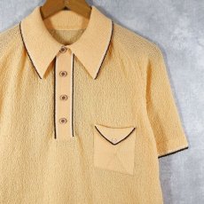 画像1: 70〜80's ニットポロシャツ (1)