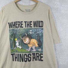 画像1: かいじゅうたちのいるところ 絵本プリントTシャツ XL (1)
