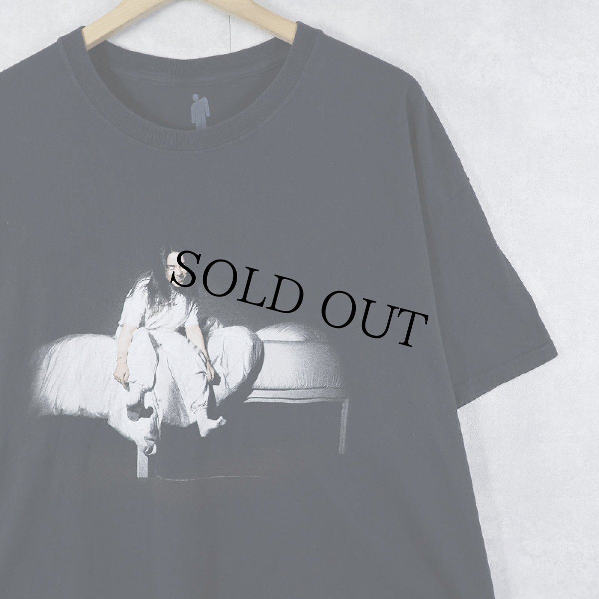 画像1: Billie Eilish "When We All Fall Asleep, Where Do We Go?" ミュージシャンツアーTシャツ BLACK XL (1)