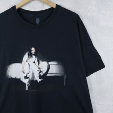 画像1: Billie Eilish "When We All Fall Asleep, Where Do We Go?" ミュージシャンツアーTシャツ BLACK XL (1)