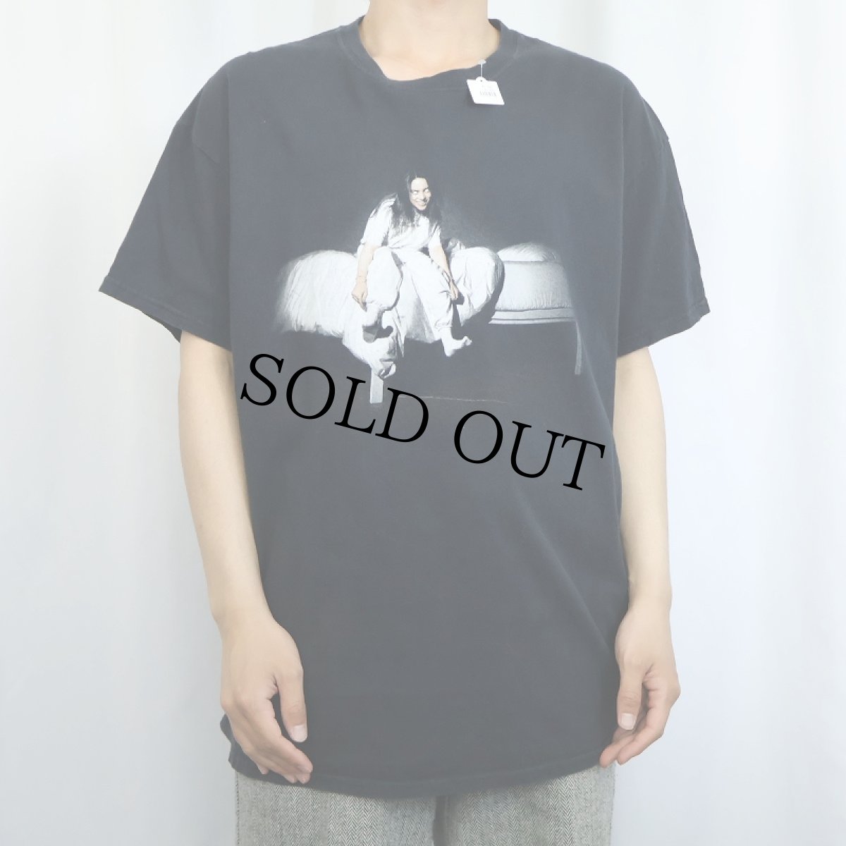 画像3: Billie Eilish "When We All Fall Asleep, Where Do We Go?" ミュージシャンツアーTシャツ BLACK XL (3)