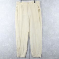 画像1: POLO Ralph Lauren リネンシルクパンツ W34 (1)