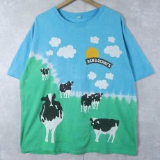 画像1: 2000's BEN&JERRY'S 食品メーカー 大判プリントTシャツ (1)