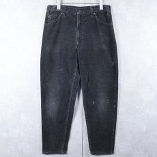 画像1: 90's Levi's 550 コーデュロイパンツ BLACK W31 (1)