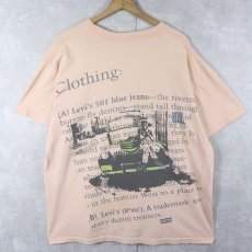 画像1: 80's Levi's 大判プリントTシャツ (1)