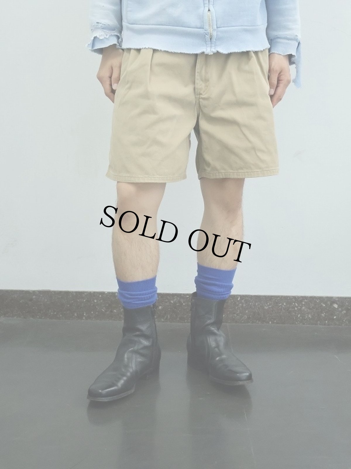 画像2: 70〜80's FLORSHEIM ジップアップ レザーブーツ BLACK 27.5cm (2)