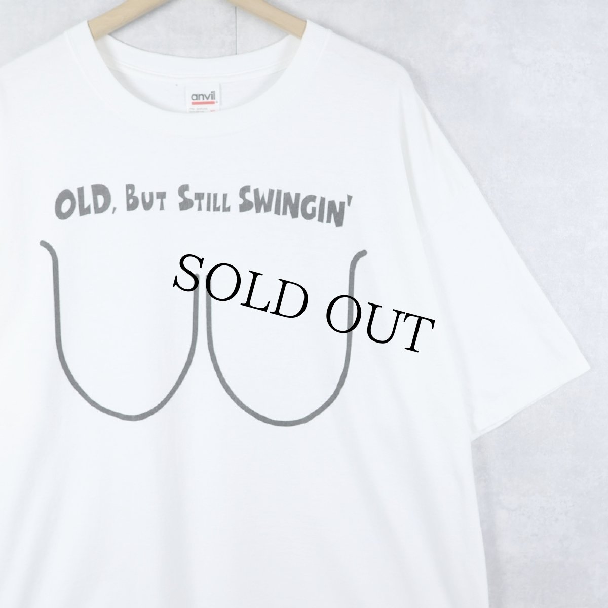 画像1: "OLD, BUT STILL SWINGIN" プリントTシャツ XL (1)