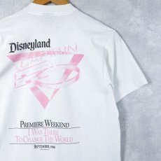 画像2: 80's Disneyland USA製 "CAPTAIN EO" アトラクションプリントTシャツ M (2)