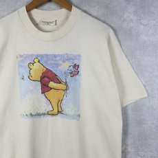 画像1: 90's PLANT THE EARTH USA製 ''POOH'' キャラクタープリントTシャツ L (1)