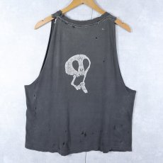 画像2: 90's Subhumans "The Day The Country Died" カットオフスリーブ パンクロックバンド プリントTシャツ BLACK (2)