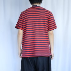 画像3: 90's LANDS' END USA製 ボーダー柄 ポケットTシャツ M (3)