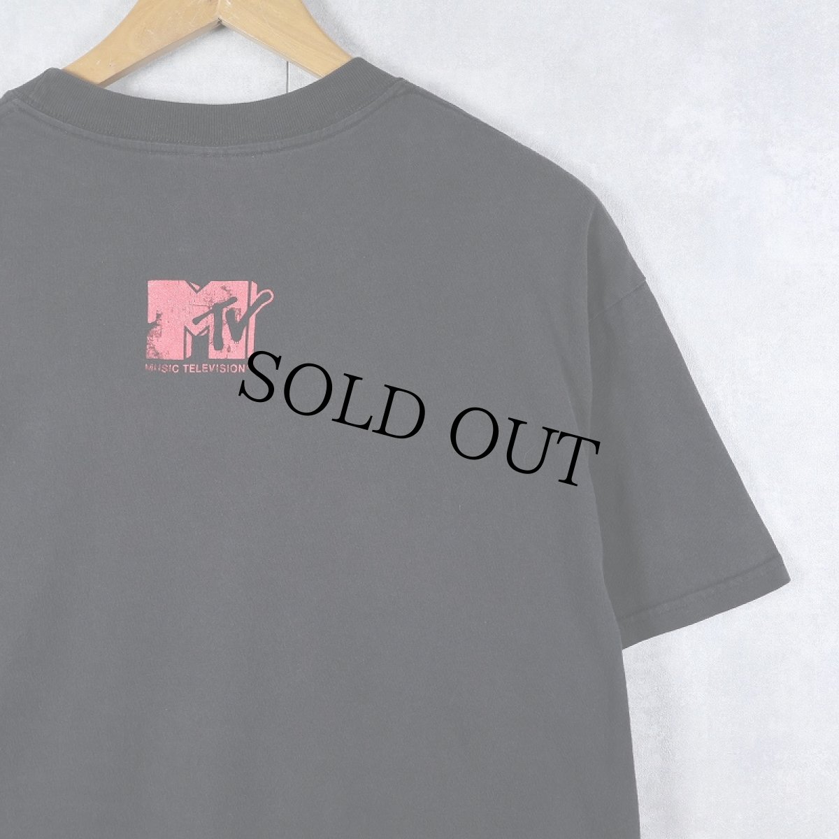 画像2: 2000's MTV "punk'd" ドッキリ番組ロゴプリントTシャツ BLACK L (2)