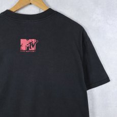 画像2: 2000's MTV "punk'd" ドッキリ番組ロゴプリントTシャツ BLACK L (2)