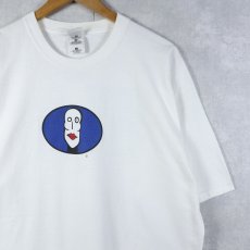 画像1: Georges Moquay アートプリントTシャツ XL (1)