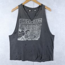 画像1: 90's Subhumans "The Day The Country Died" カットオフスリーブ パンクロックバンド プリントTシャツ BLACK (1)