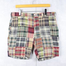 画像1: POLO Ralph Lauren "India Madras" インディアンマドラスチェック柄 コットンショーツ W37 (1)