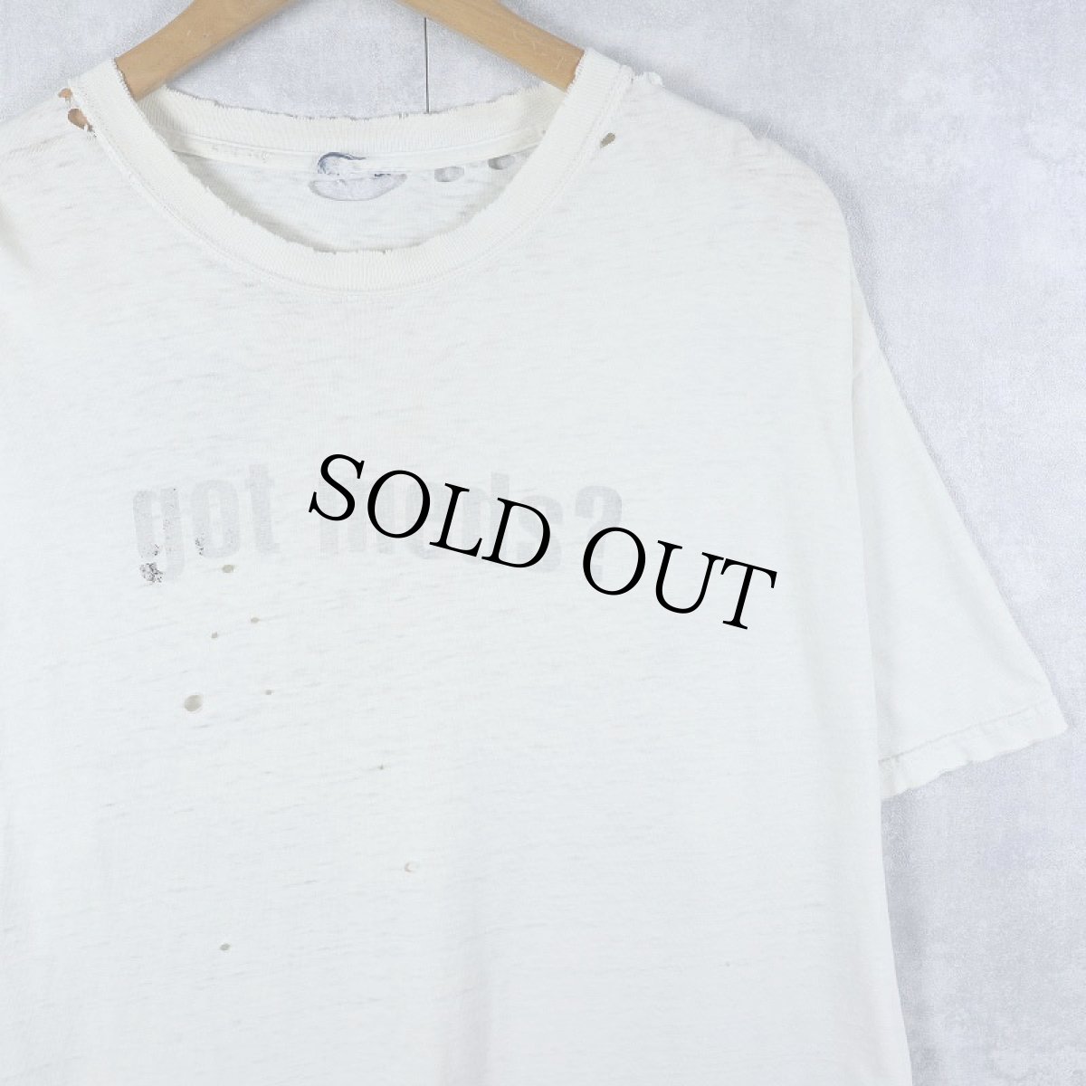 画像1: 2000's "got meds?" 広告パロディ プリントTシャツ (1)