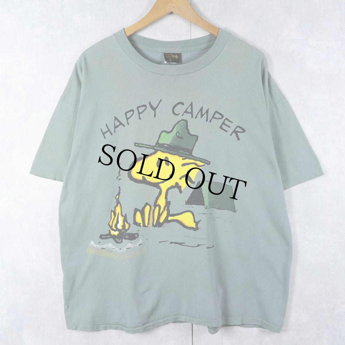 画像1: 90's PEANUTS USA製 "WOODSTOCK" キャラクタープリントTシャツ XL (1)