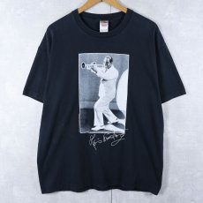 画像1: 2000's Louis Armstrong ジャズミュージシャンプリントTシャツ BLACK XL (1)