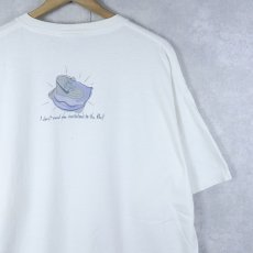 画像2: 90〜2000's NIKE "I don't need no invitation to the Ball" バスケットボールシューズプリントTシャツ XL (2)