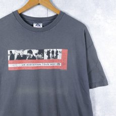 画像1: 2000's U2 "ELEVATION TOUR 2001" ロックバンドツアーTシャツ XL (1)