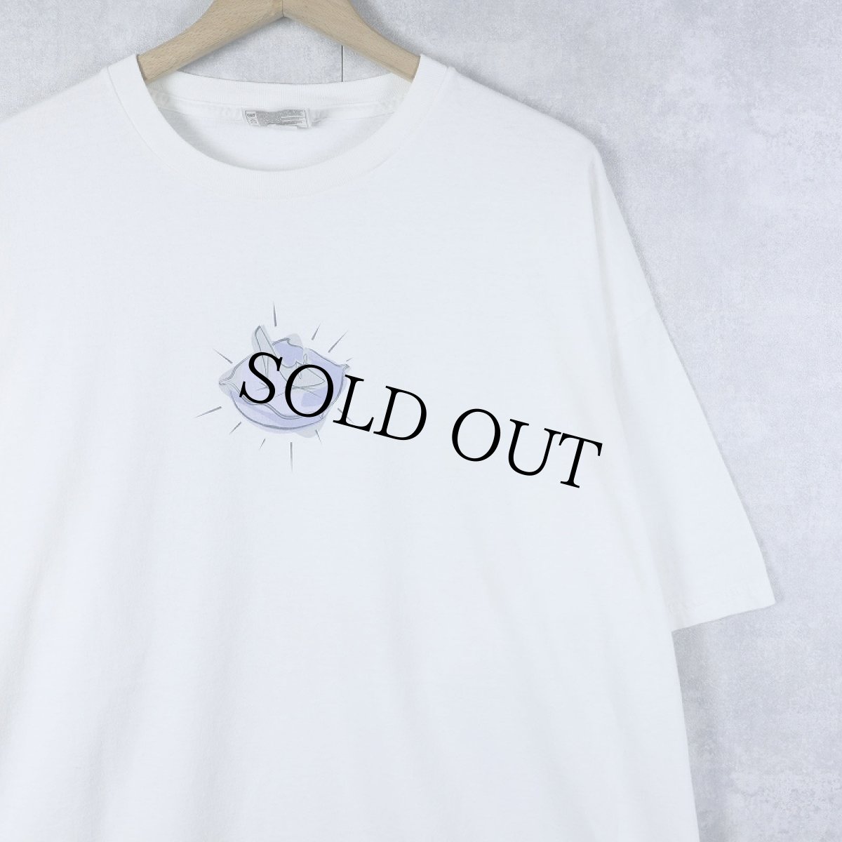 画像1: 90〜2000's NIKE "I don't need no invitation to the Ball" バスケットボールシューズプリントTシャツ XL (1)