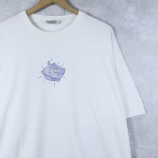 画像1: 90〜2000's NIKE "I don't need no invitation to the Ball" バスケットボールシューズプリントTシャツ XL (1)