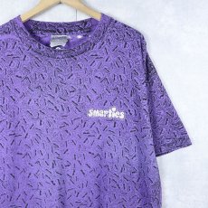 画像1: 90's USA製 "smarties" 総柄 プリントTシャツ XL (1)
