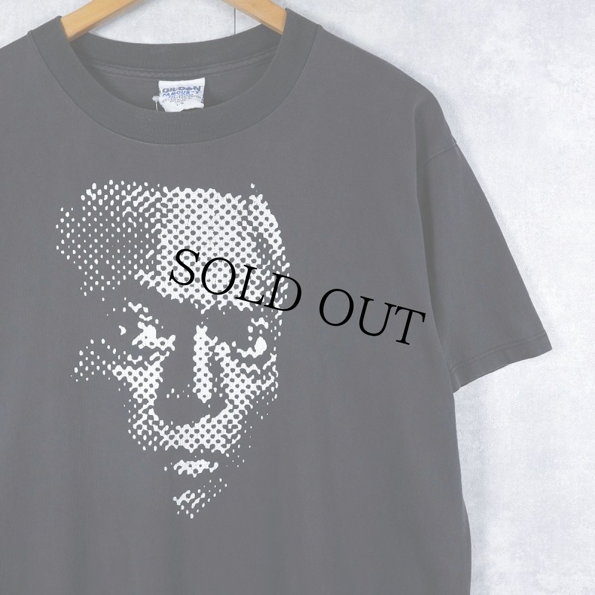 画像1: 90's〜 Miles Davis ジャズミュージシャンプリントTシャツ BLACK L (1)