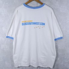 画像2: 90〜2000's "ARE YOU NUTS?" プリントリンガーTシャツ 2X (2)