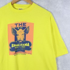 画像1: 80's SPAM USA製 "SPAMARAMA" フェスティバルプリントTシャツ XL (1)