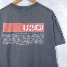 画像2: 2000's U2 "ELEVATION TOUR 2001" ロックバンドツアーTシャツ XL (2)