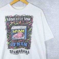 画像1: 90's SPAM USA製 "SPAMARAMA" フェスティバルプリントTシャツ XL (1)