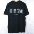 ジャズTシャツ 90s 90年代 マイルスデイビス マイルスデイヴィス 黒
