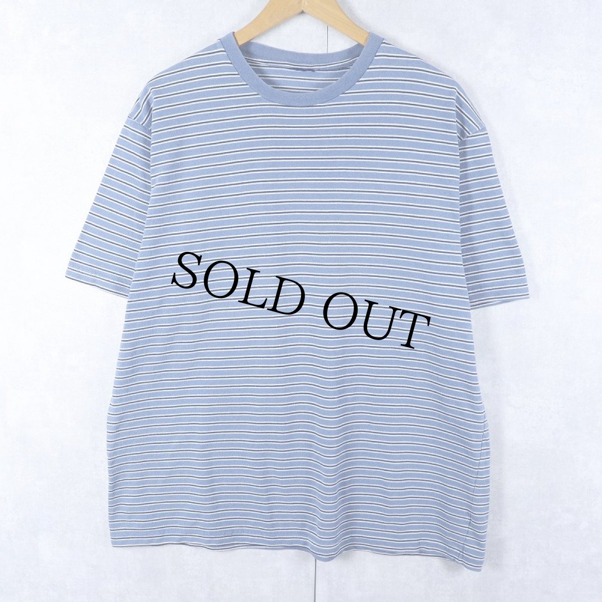 画像1: 90's〜 マルチボーダー柄 Tシャツ (1)