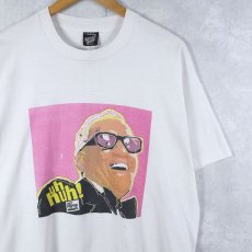 画像1: 80's Ray Charles USA製 "uh huh!" ピアニストプリントTシャツ XL (1)