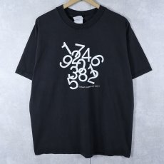 画像1: "On peut compter sur moi!" 数字プリントTシャツ L (1)