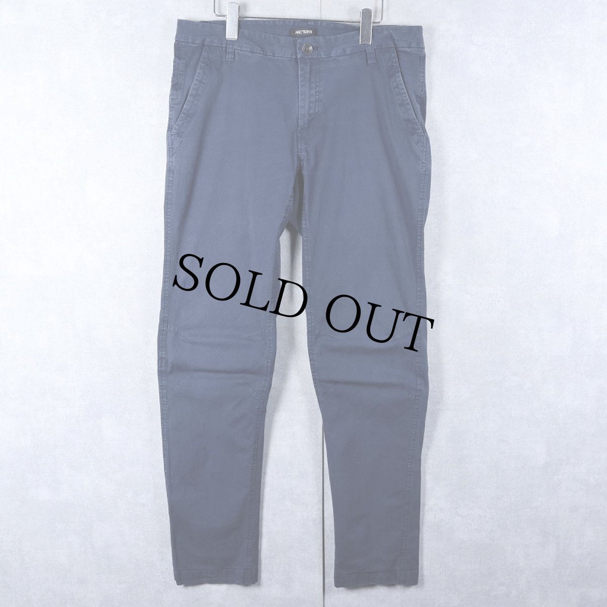 画像1: ARC'TERYX コットン×ナイロン チノトラウザーズ NAVY SIZE36 (1)