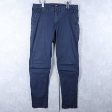 画像1: ARC'TERYX コットン×ナイロン チノトラウザーズ NAVY SIZE36 (1)