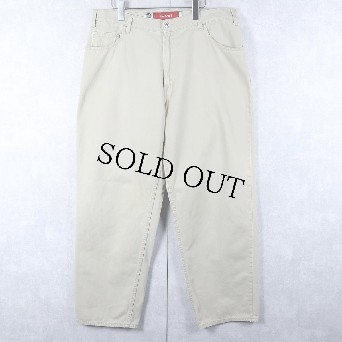画像3: 90's Levi's SILVER TAB "loose" チノトラウザーズ W37 (3)