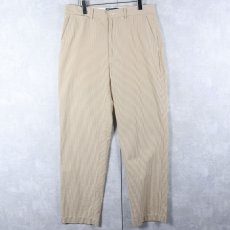 画像1: POLO Ralph Lauren ストライプ柄 コットンシアサッカーパンツ W33 (1)