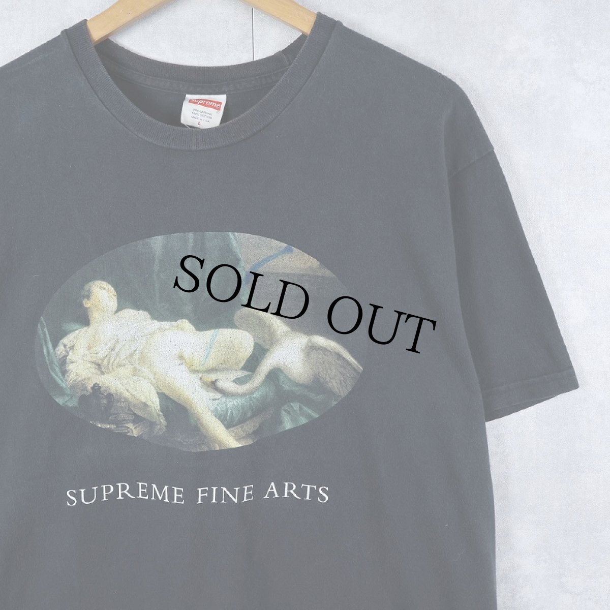 画像1: SUPREME "SUPREME FINE ARTS" アートプリントTシャツ BLACK L (1)