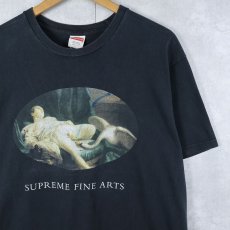 画像1: SUPREME "SUPREME FINE ARTS" アートプリントTシャツ BLACK L (1)