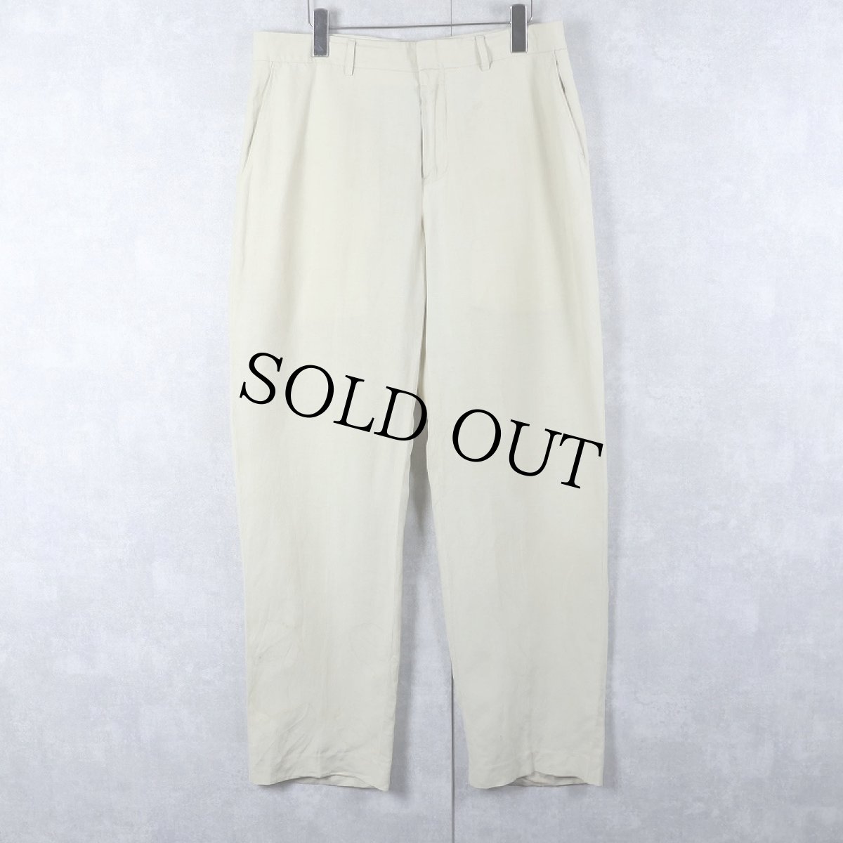 画像1: POLO Ralph Lauren リネンシルクパンツ W34 (1)