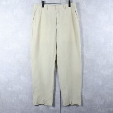 画像1: POLO Ralph Lauren リネンシルクパンツ W34 (1)