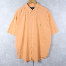 画像1: Ralph Lauren リネンボタンダウンシャツ (1)