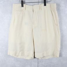 画像3: POLO Ralph Lauren リネンシルクショーツ W34 (3)